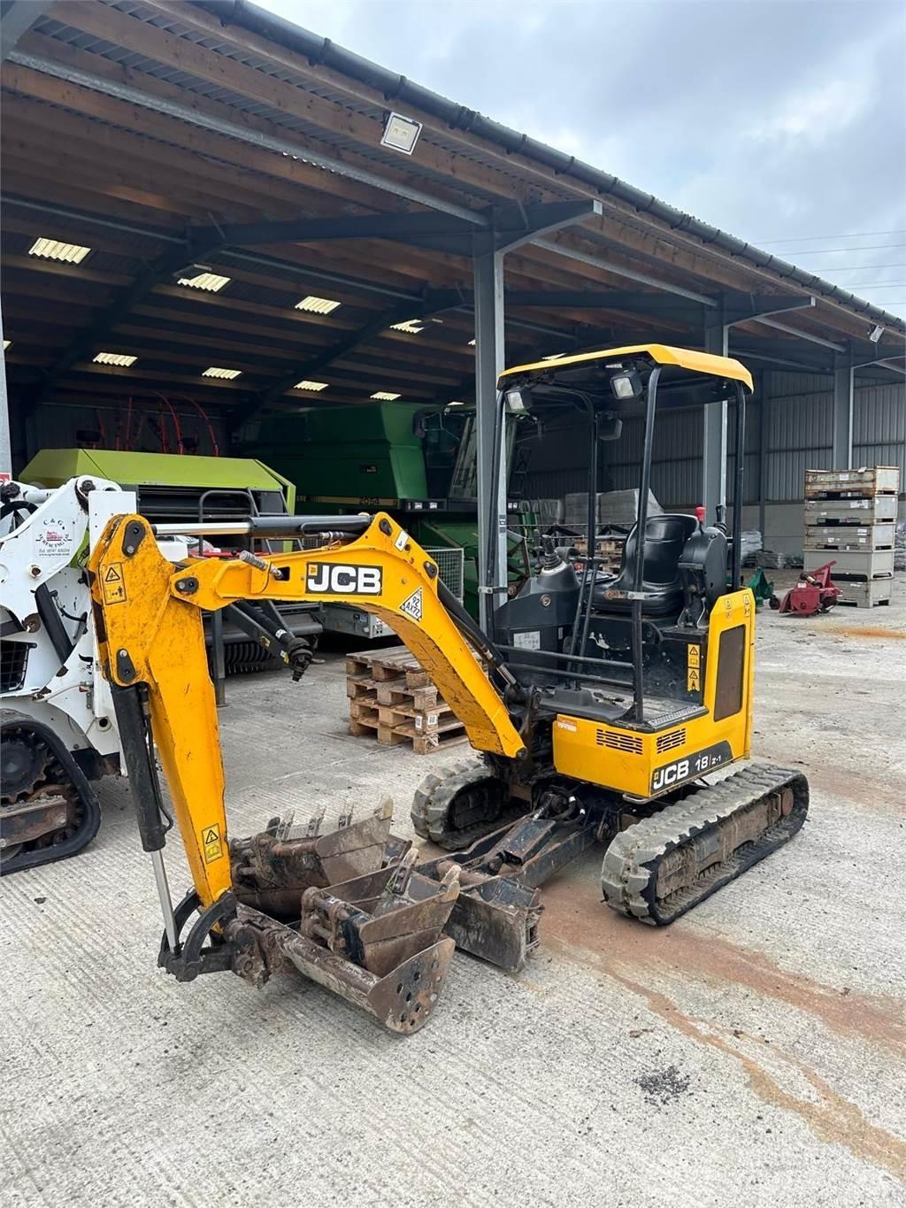 JCB 18-Z1 Vikšriniai ekskavatoriai