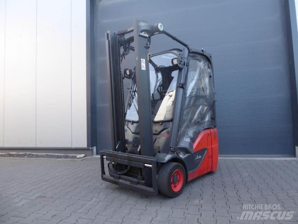 Linde E12-02 Elektriniai šakiniai krautuvai