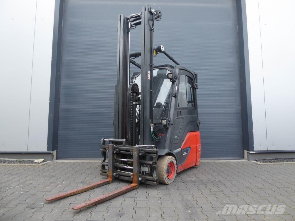 Linde E14-02 Elektriniai šakiniai krautuvai