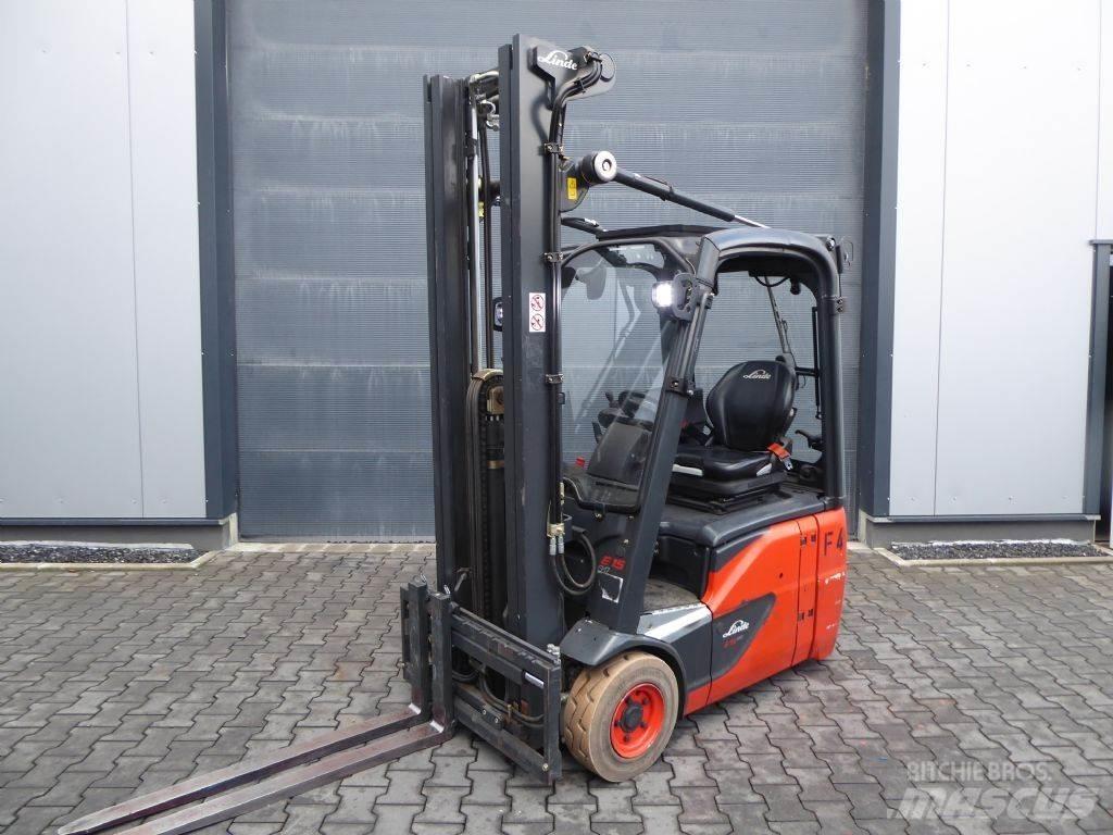 Linde E15-02 Elektriniai šakiniai krautuvai