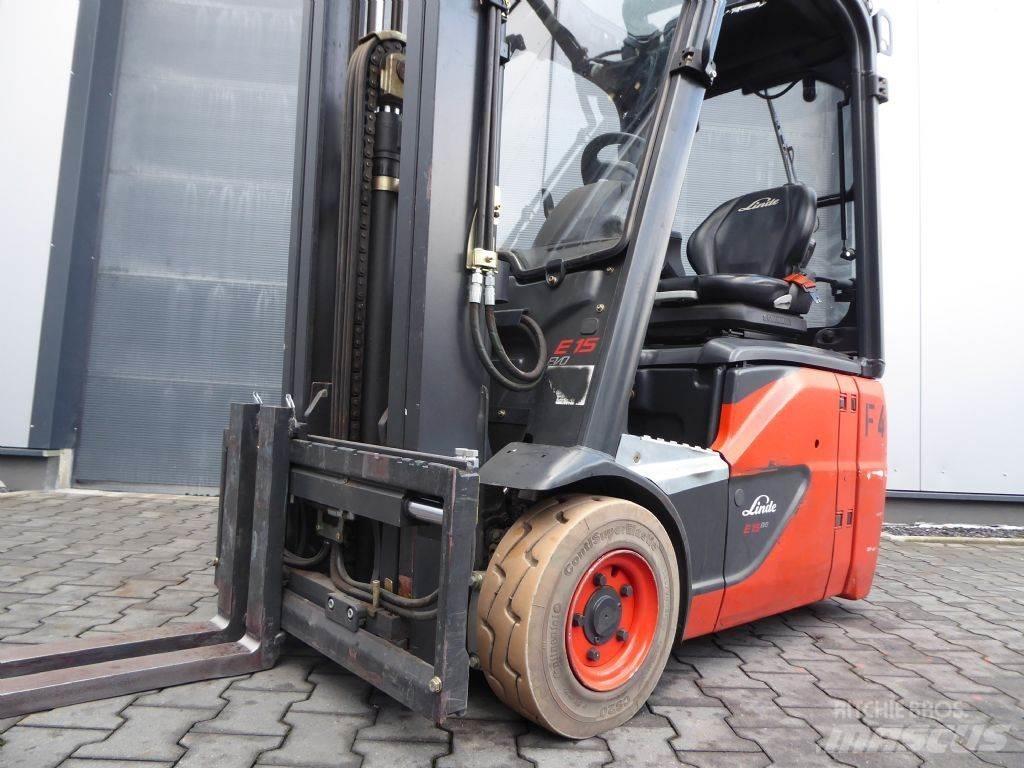 Linde E15-02 Elektriniai šakiniai krautuvai