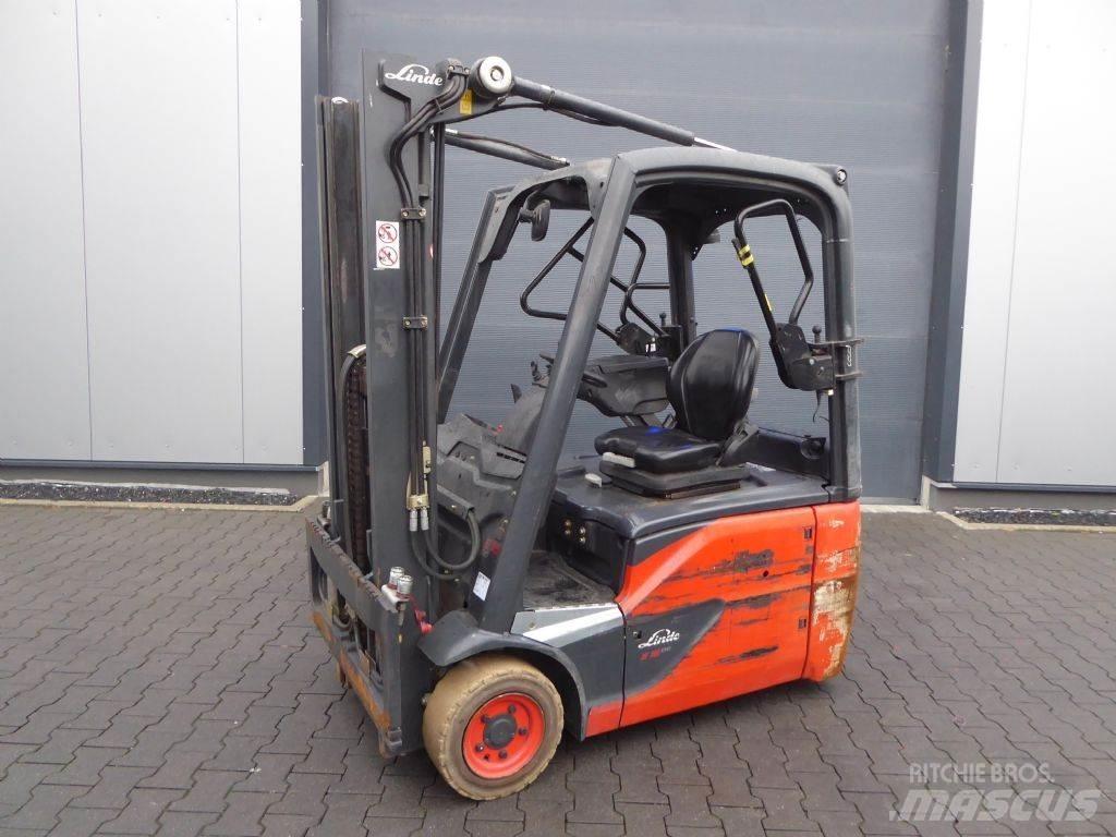 Linde E16-02 Elektriniai šakiniai krautuvai