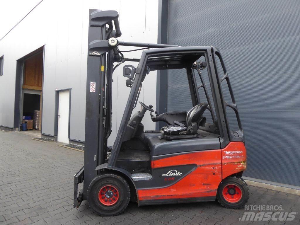 Linde E25-01 Elektriniai šakiniai krautuvai