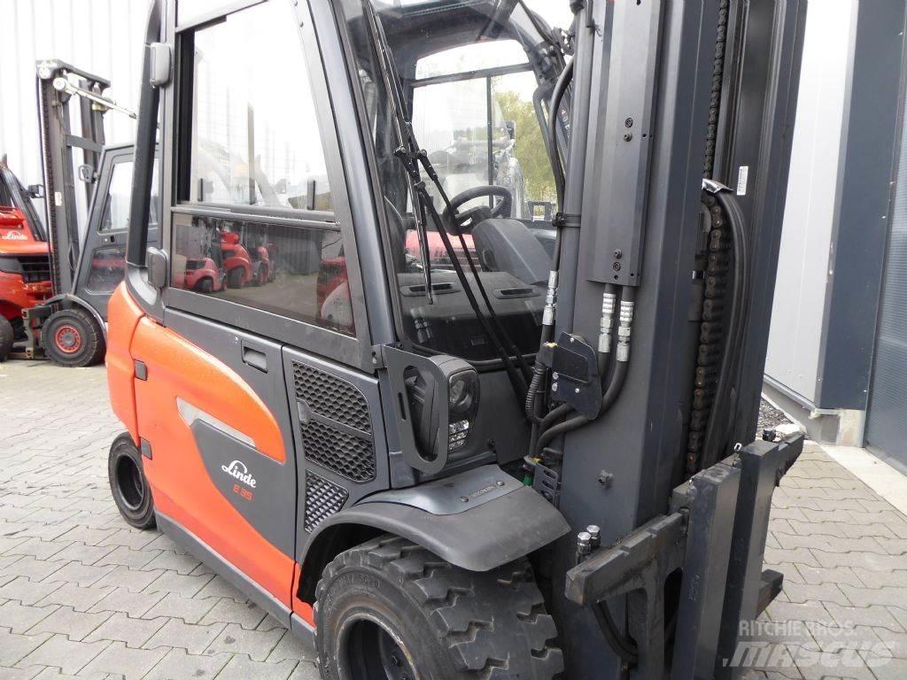 Linde E35L-01 Elektriniai šakiniai krautuvai