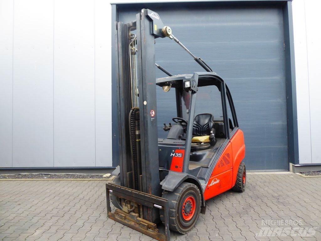 Linde H35T LPG (dujiniai) krautuvai
