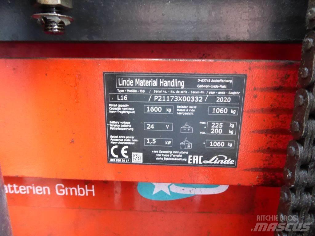 Linde L16 Rankiniai vėžimėliai