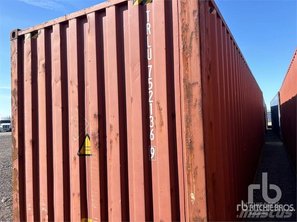  40 ft High Cube Specialūs konteineriai