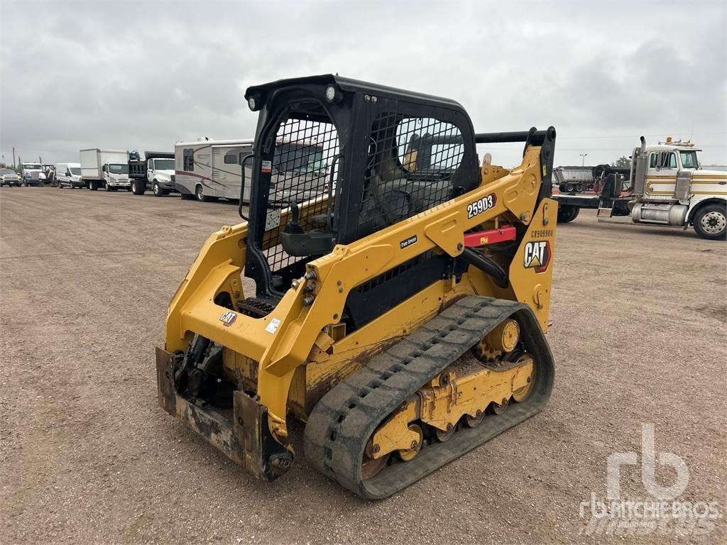 CAT 259 D3 Krautuvai su šoniniu pasukimu