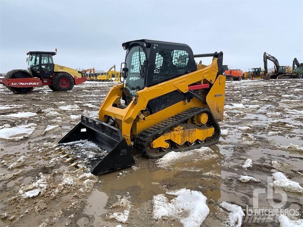 CAT 259D Krautuvai su šoniniu pasukimu