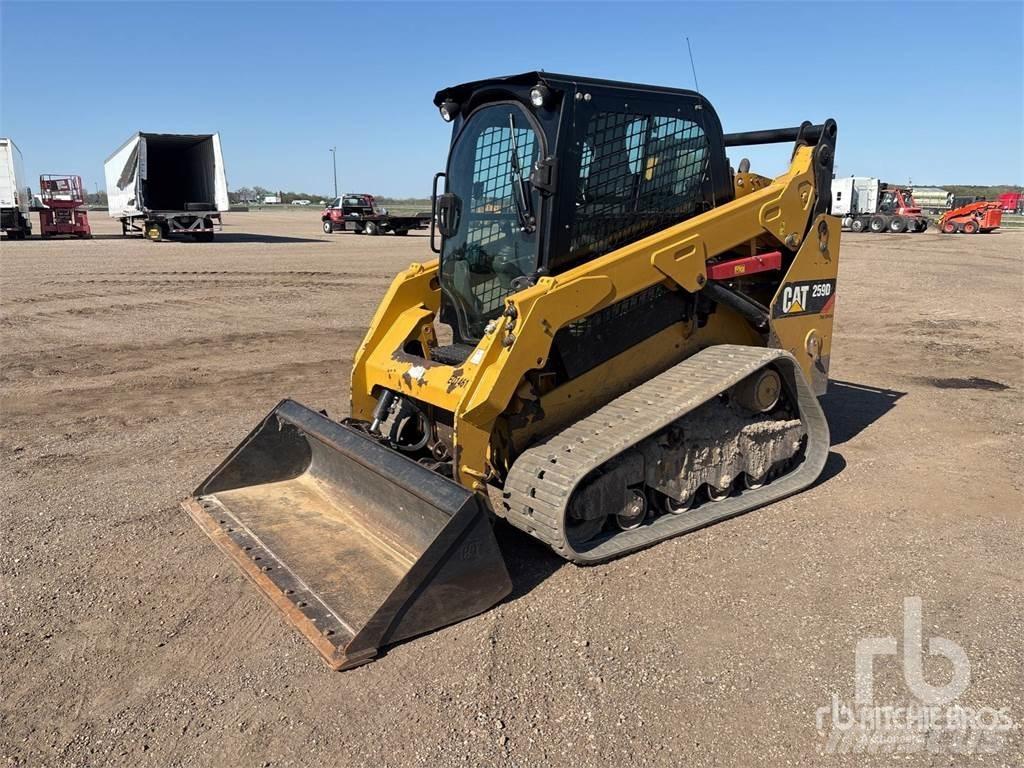 CAT 259D Krautuvai su šoniniu pasukimu