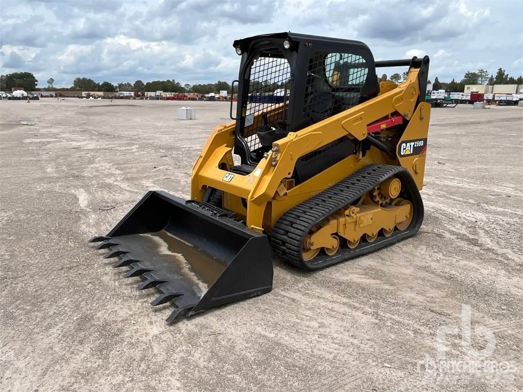 CAT 259D Krautuvai su šoniniu pasukimu