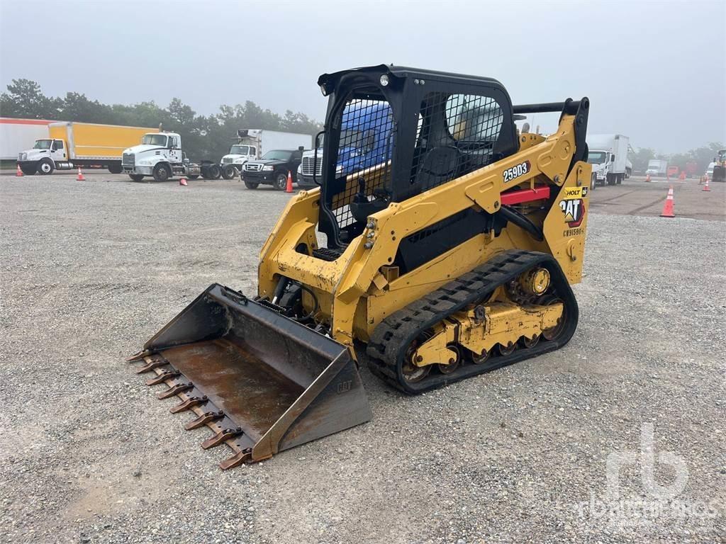 CAT 259D3 Krautuvai su šoniniu pasukimu