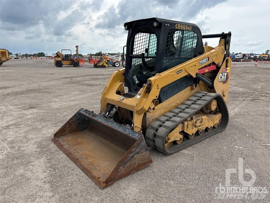 CAT 259D3 Krautuvai su šoniniu pasukimu