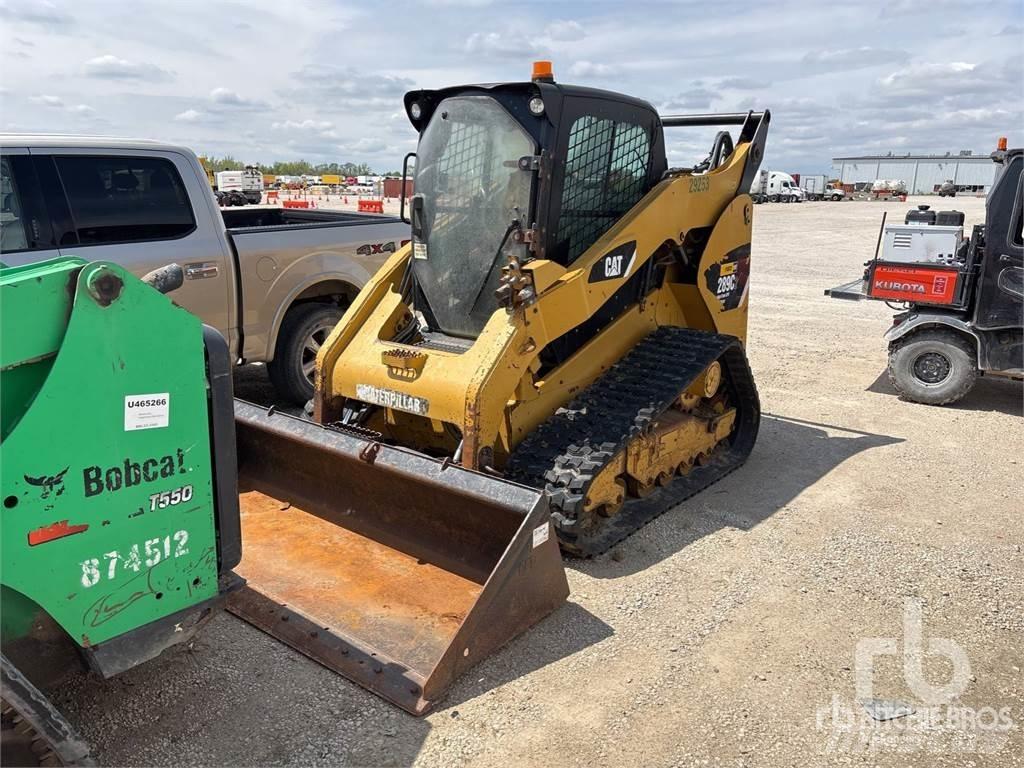 CAT 289C2 Krautuvai su šoniniu pasukimu