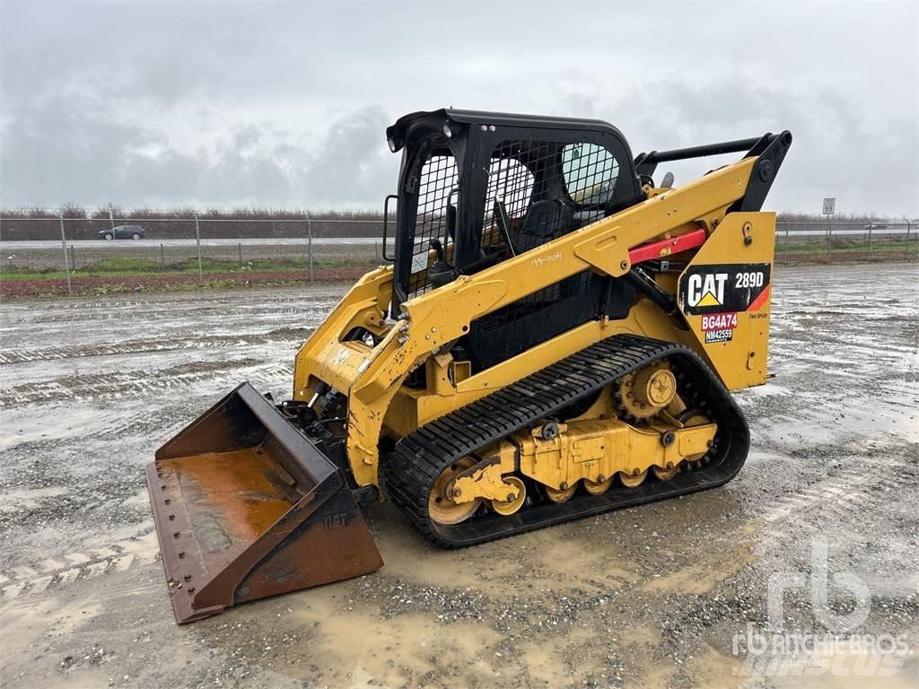 CAT 289D Krautuvai su šoniniu pasukimu