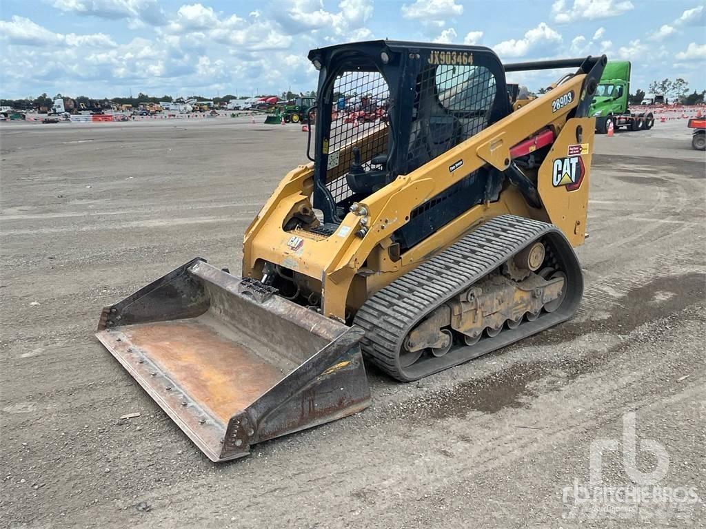 CAT 289D3 Krautuvai su šoniniu pasukimu