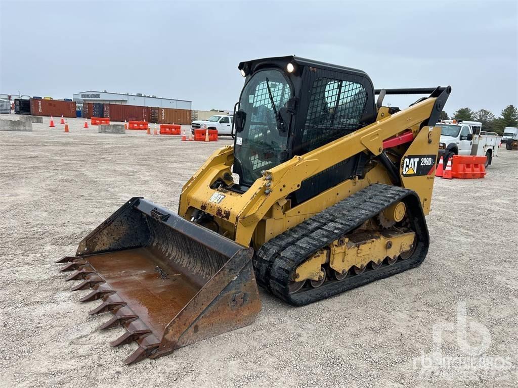 CAT 299D2 Krautuvai su šoniniu pasukimu