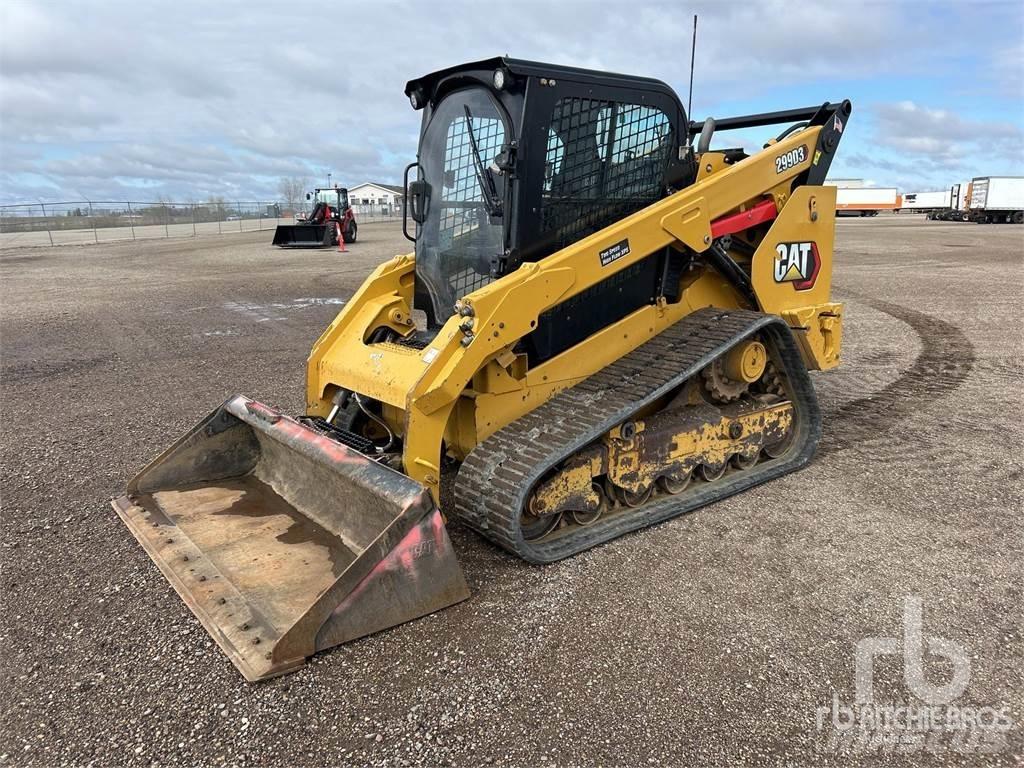 CAT 299D3 Krautuvai su šoniniu pasukimu