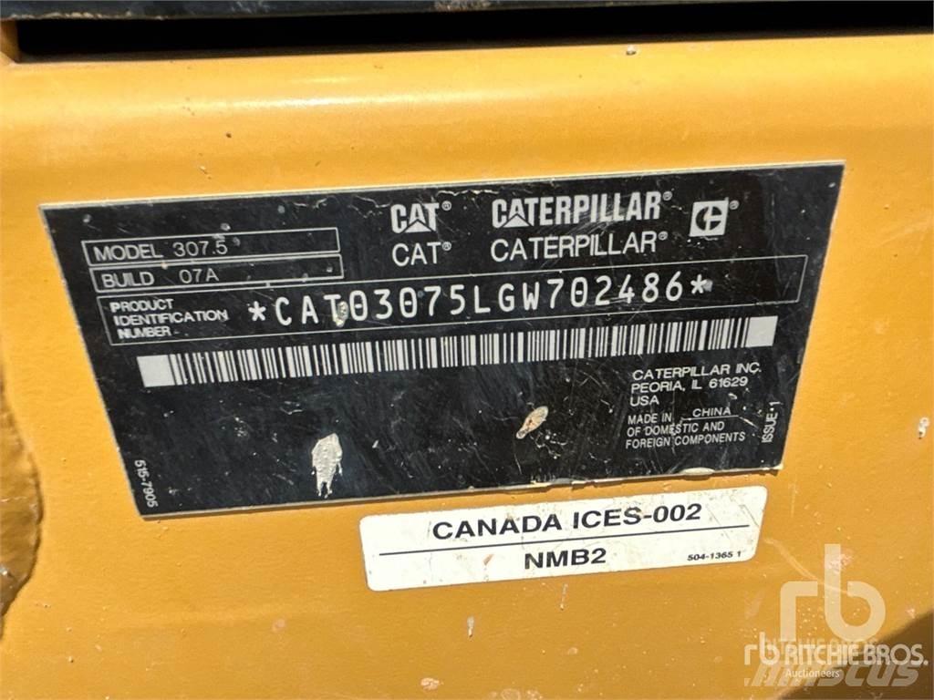 CAT 307.5 Vikšriniai ekskavatoriai