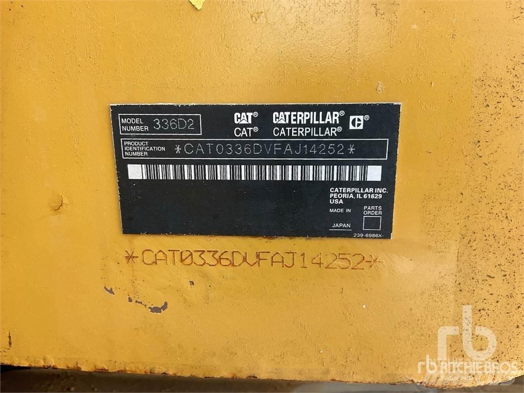 CAT 336D2 Vikšriniai ekskavatoriai