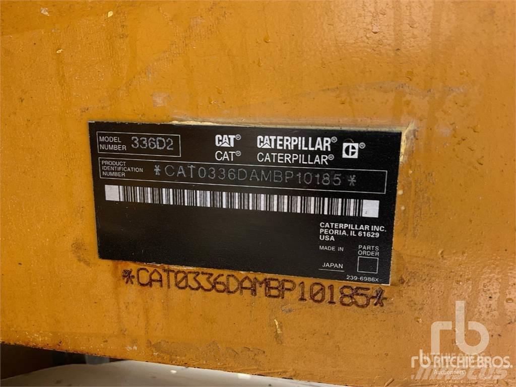 CAT 336D2L Vikšriniai ekskavatoriai