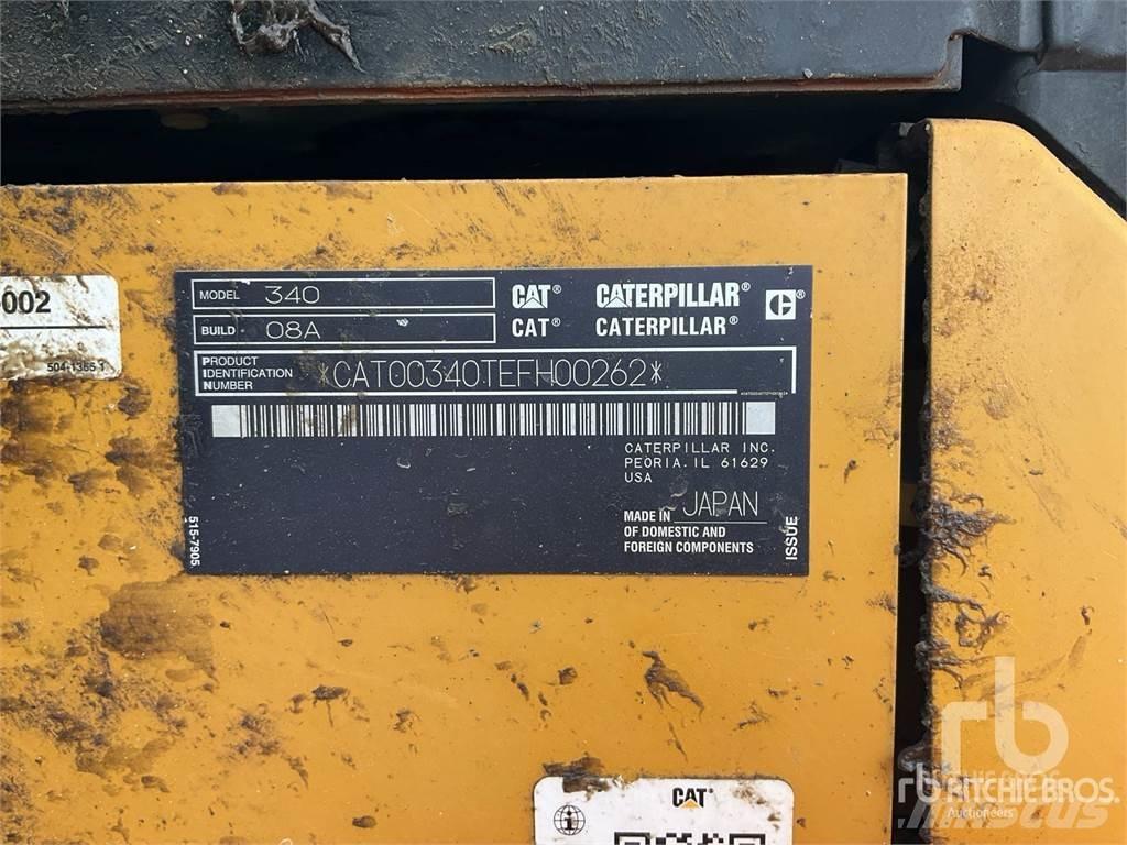CAT 340 Vikšriniai ekskavatoriai