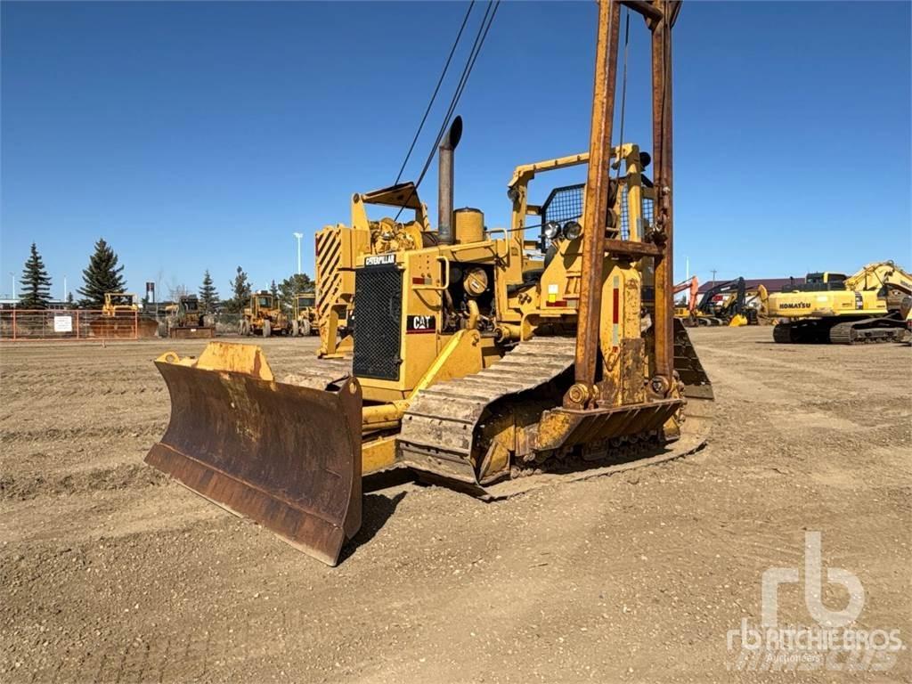 CAT D4H vamzdžių klotuvų buldozeriai