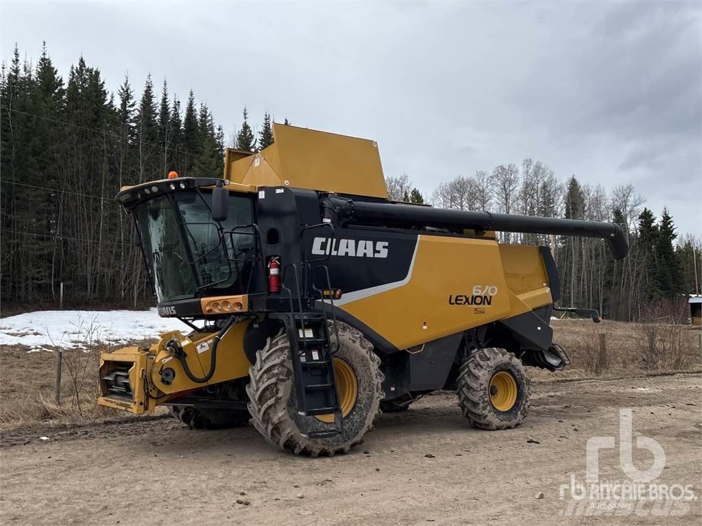 CLAAS 670 Derliaus nuėmimo kombainai