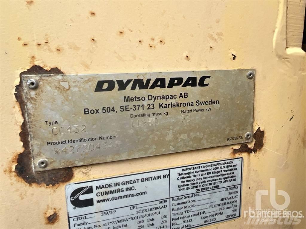Dynapac CC432 Porinių būgnų volai