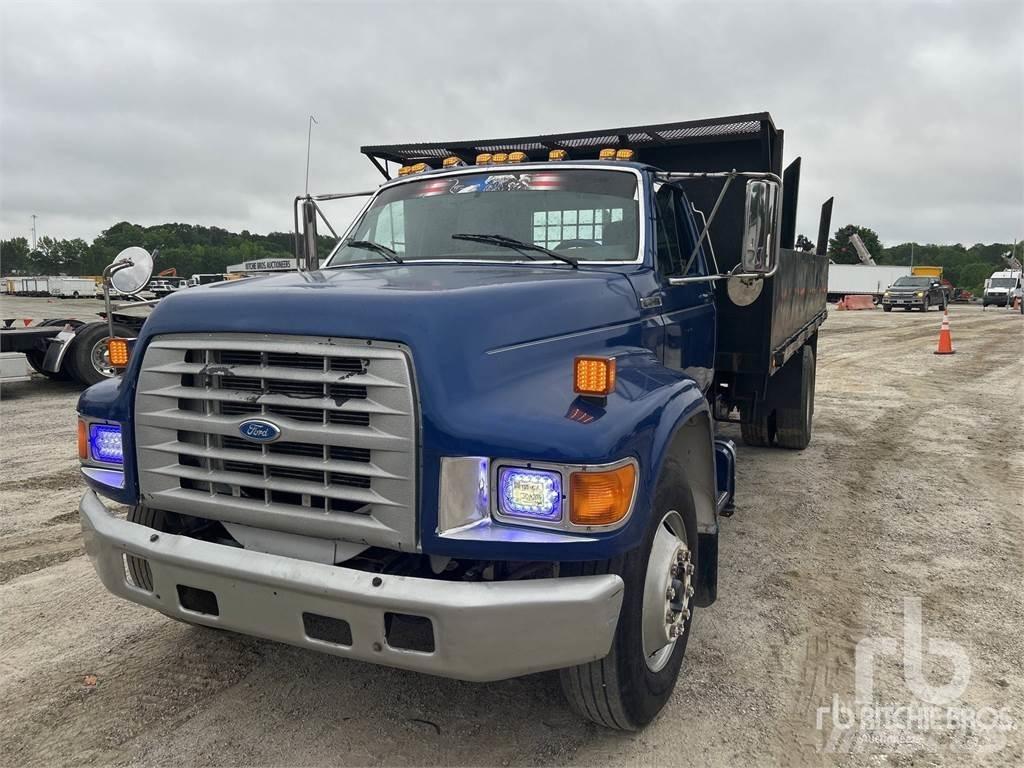 Ford F800 Platformos/ Pakrovimas iš šono