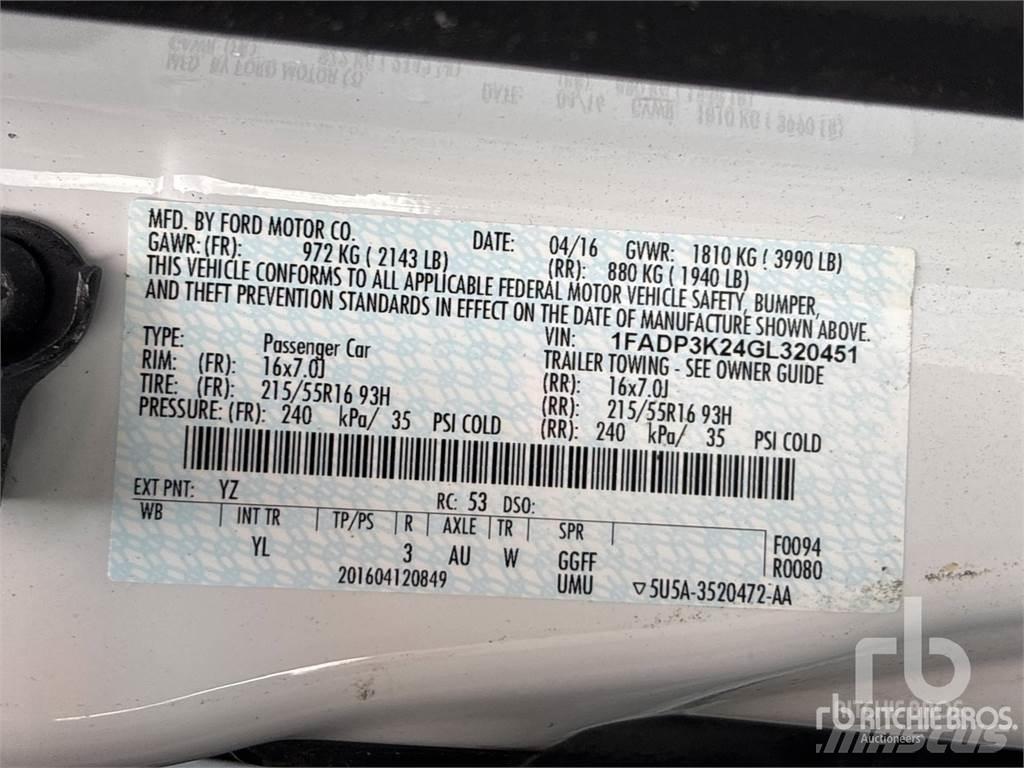 Ford FOCUS Lengvieji automobiliai