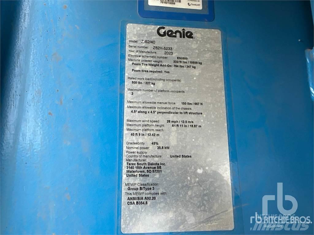 Genie Z62-40 Alkūniniai keltuvai