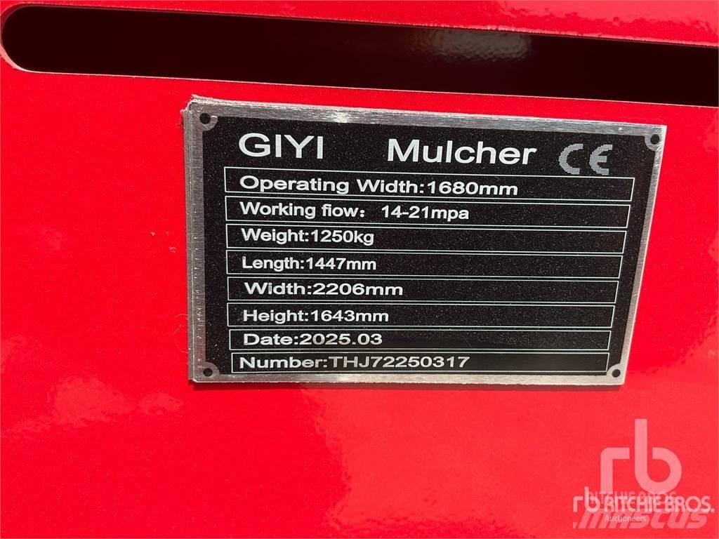  GIYI GY-72 Miško mulčeriai