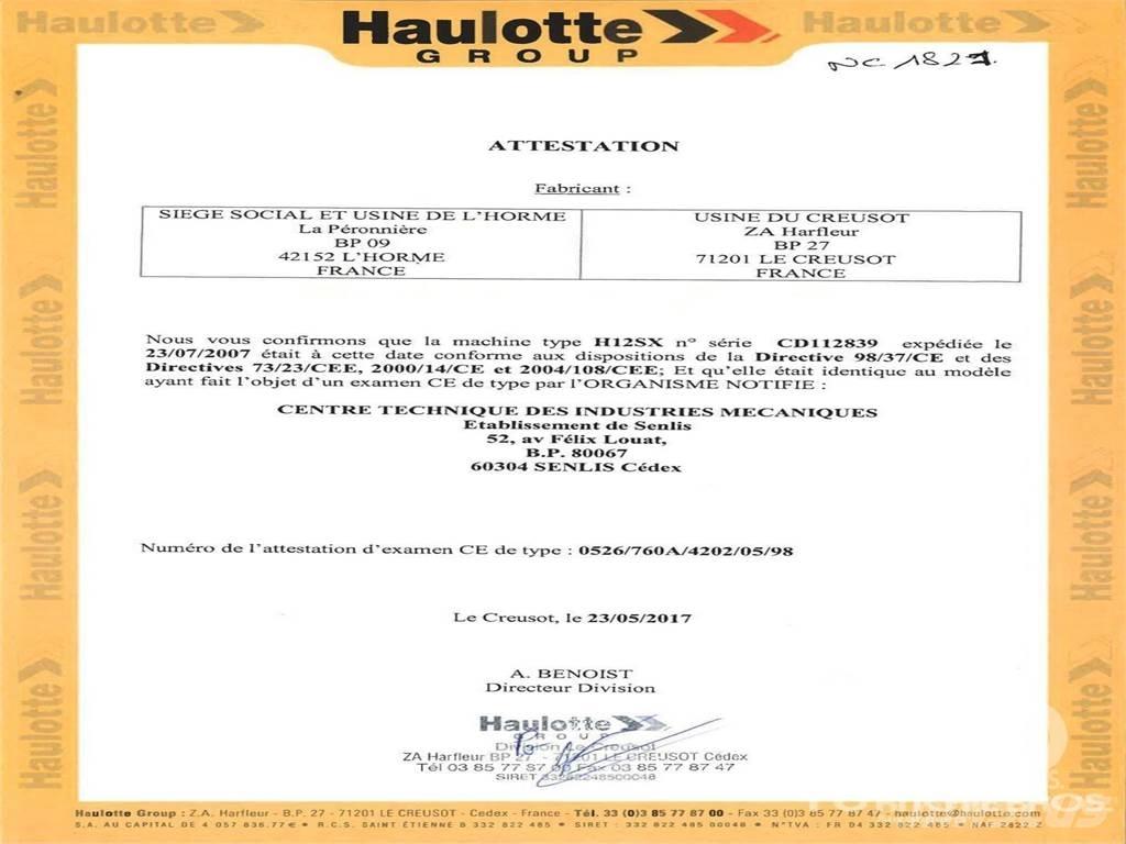 Haulotte H12SX Žirkliniai keltuvai