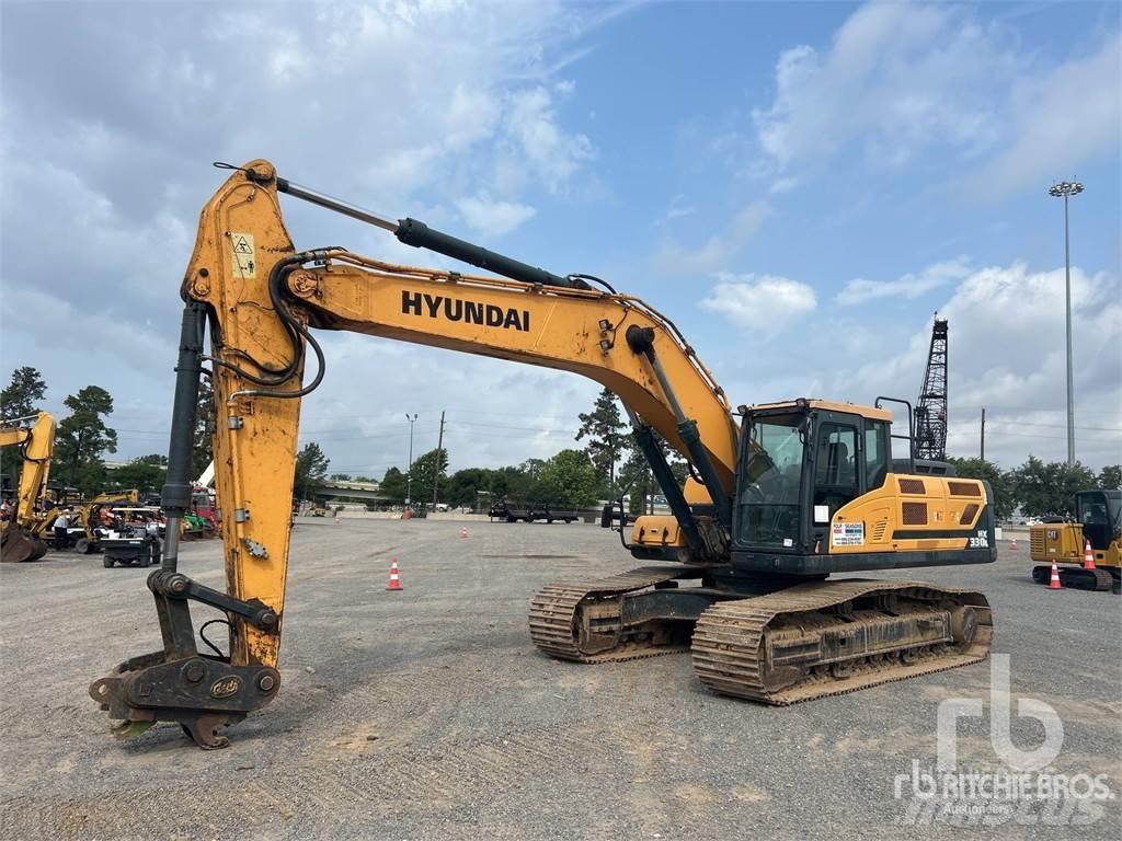 Hyundai HX330L Vikšriniai ekskavatoriai