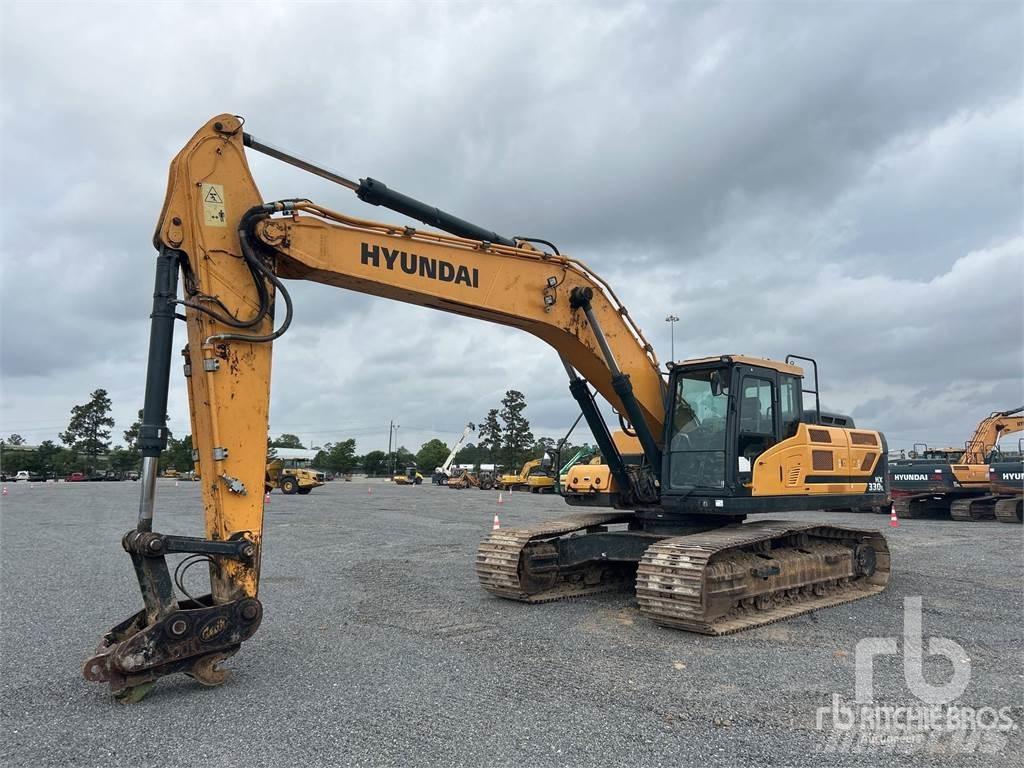 Hyundai HX330L Vikšriniai ekskavatoriai