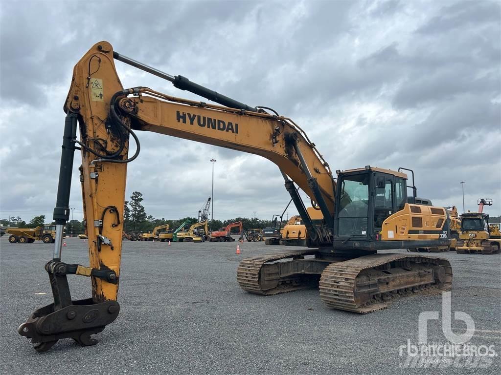 Hyundai HX330L Vikšriniai ekskavatoriai