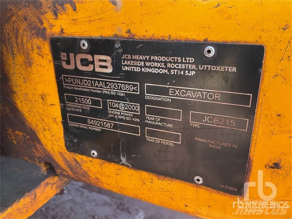 JCB 215LC Vikšriniai ekskavatoriai