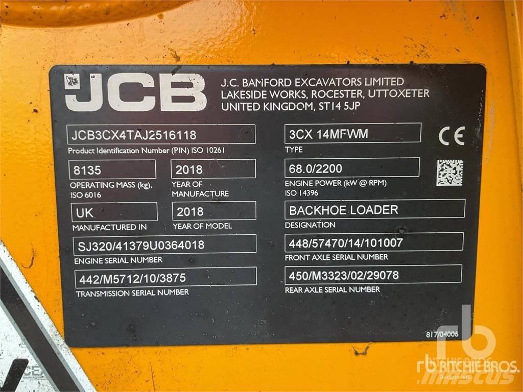JCB 3CX 14MFWM Ekskavatoriniai krautuvai