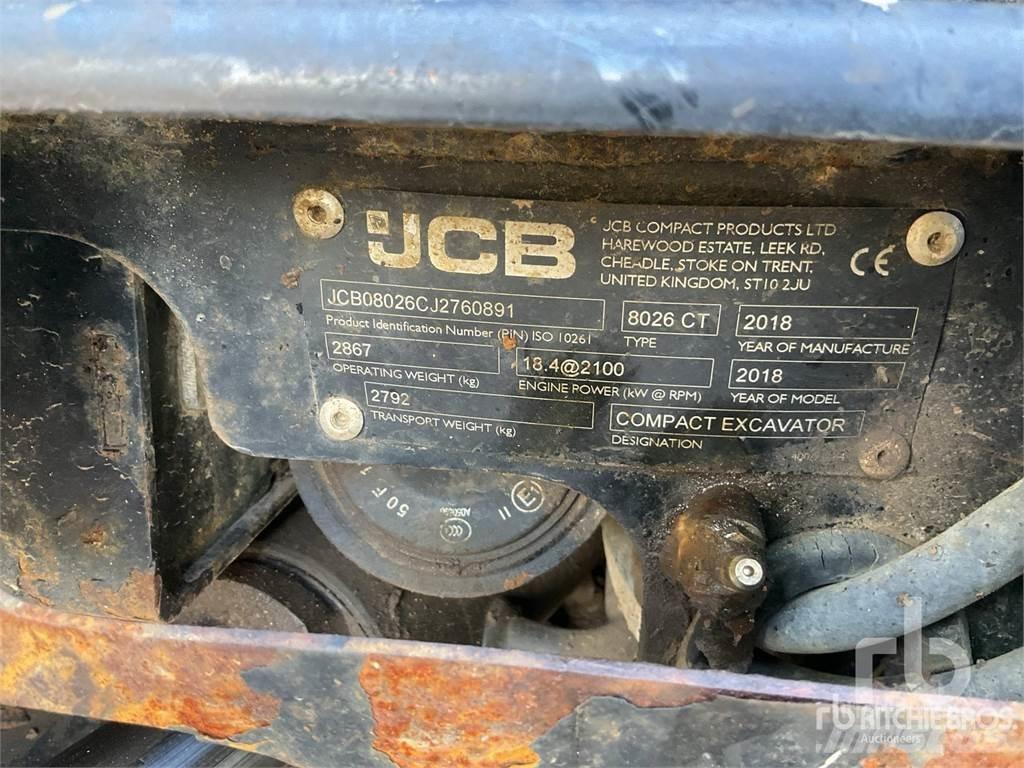 JCB 8026CT Vikšriniai ekskavatoriai