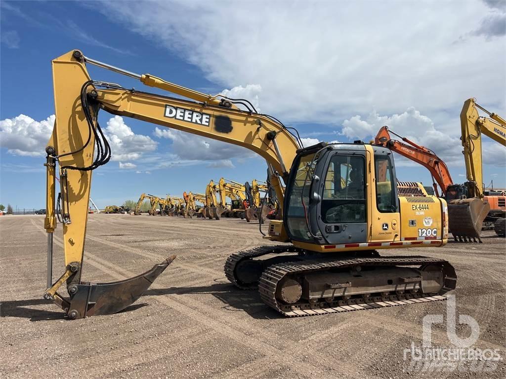 John Deere 120C Vikšriniai ekskavatoriai