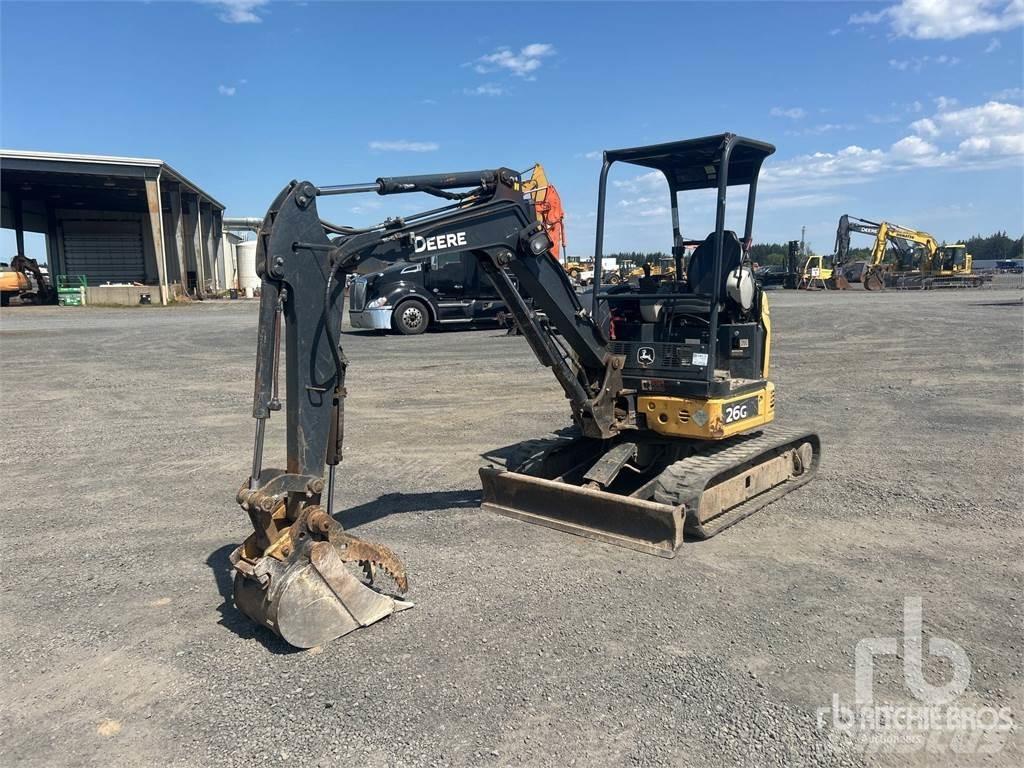John Deere 26G Mini ekskavatoriai < 7 t