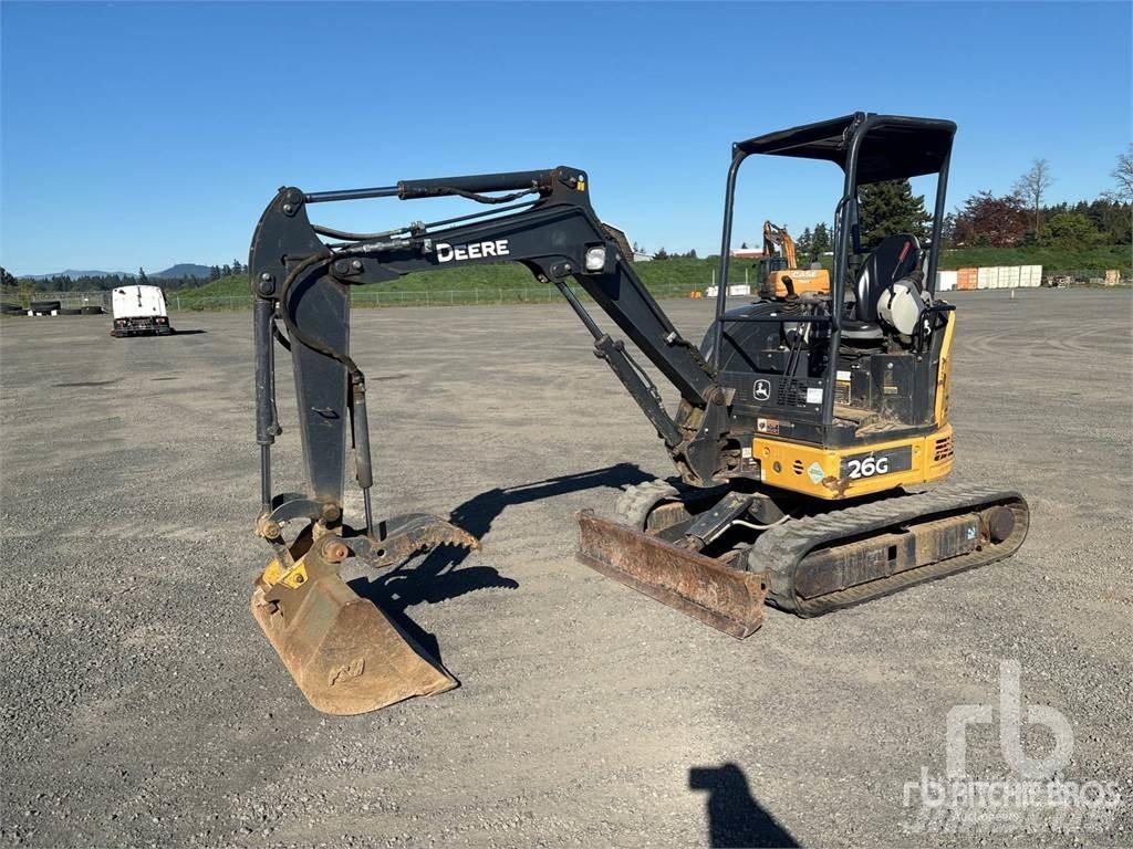 John Deere 26G Mini ekskavatoriai < 7 t