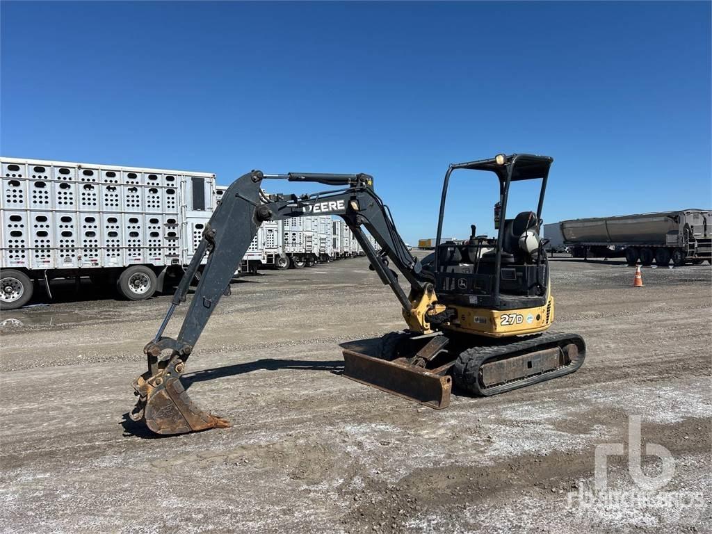 John Deere 27D Mini ekskavatoriai < 7 t