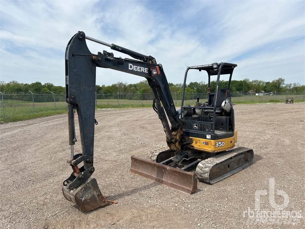 John Deere 35D Mini ekskavatoriai < 7 t