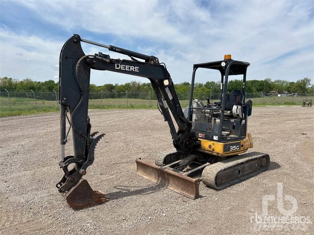 John Deere 35G Mini ekskavatoriai < 7 t