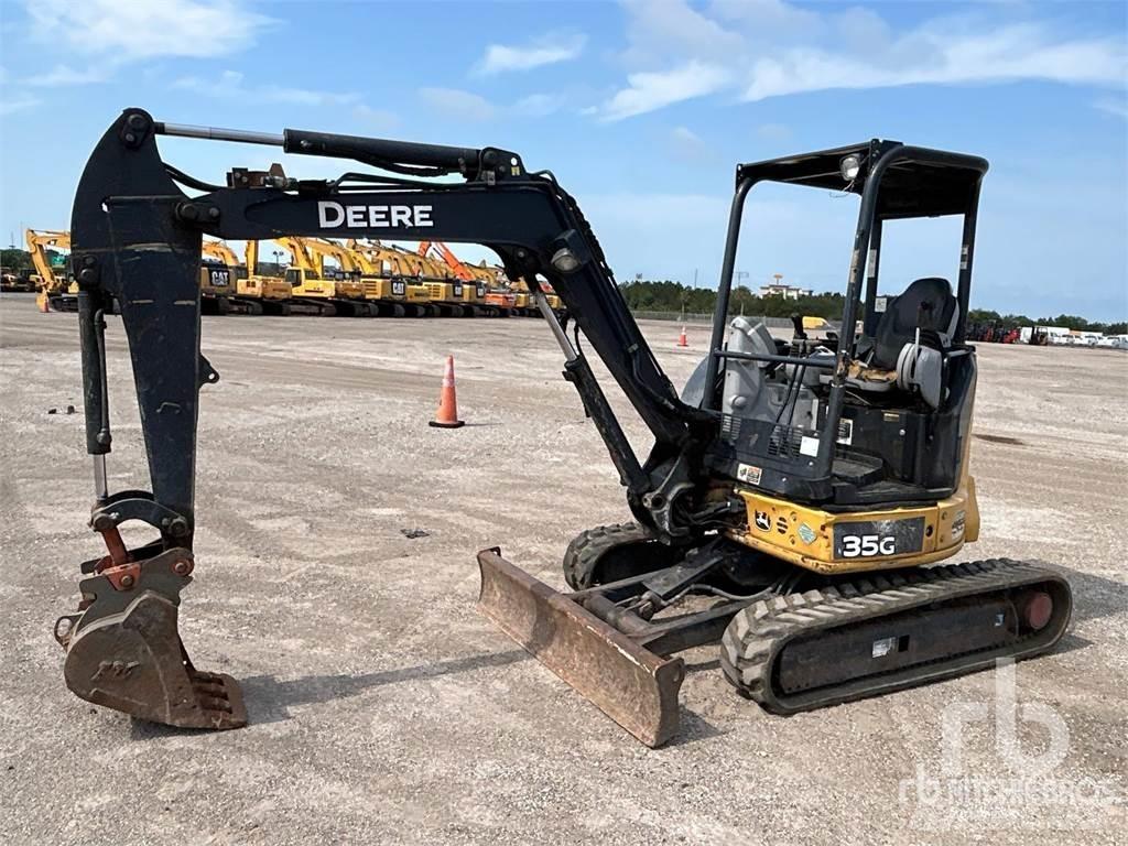John Deere 35G Mini ekskavatoriai < 7 t