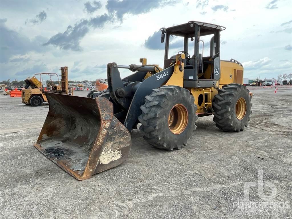 John Deere 544J Naudoti ratiniai krautuvai