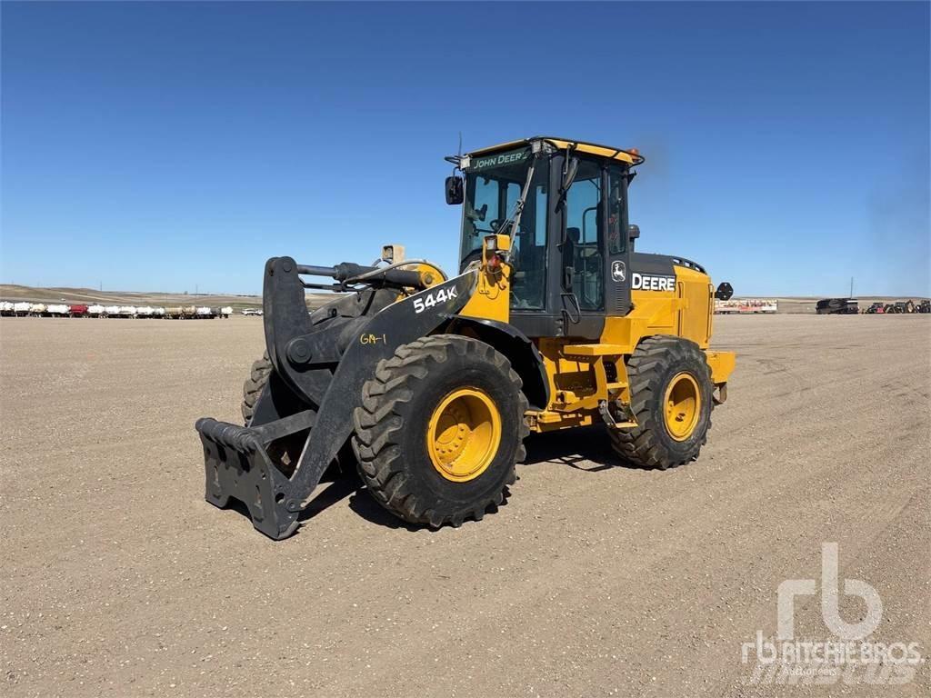 John Deere 544K Naudoti ratiniai krautuvai