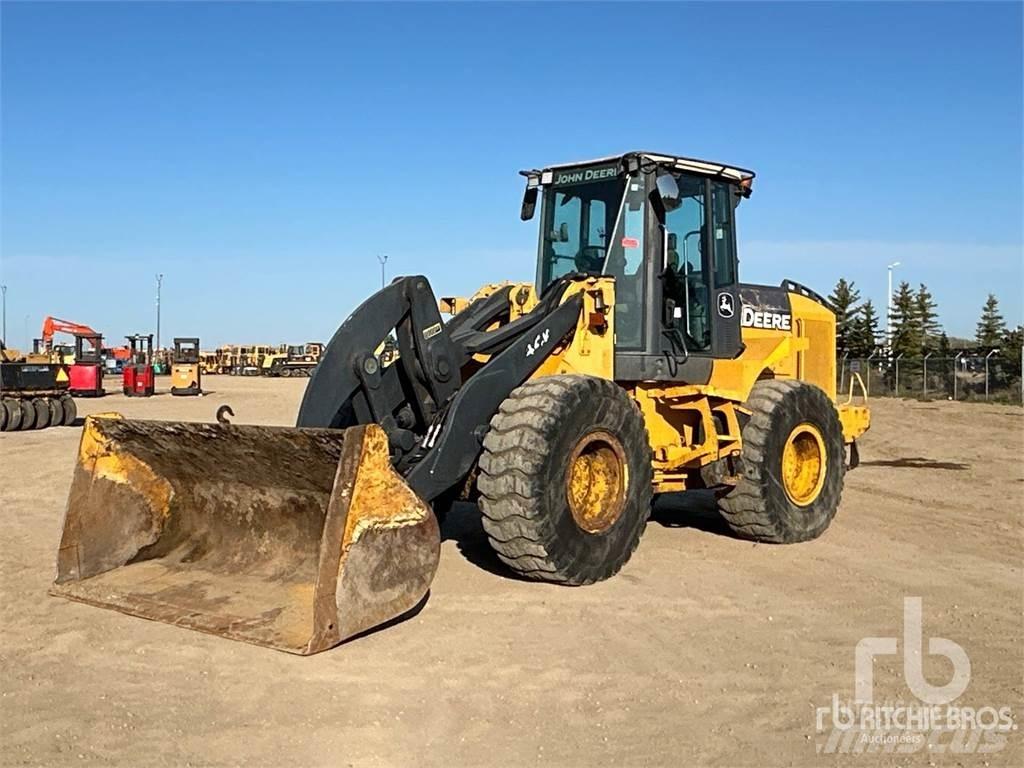 John Deere 544K Naudoti ratiniai krautuvai